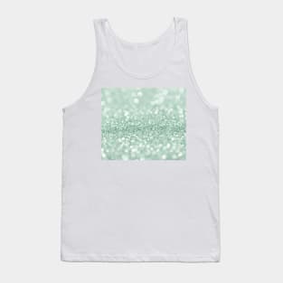 Glittering mint Tank Top